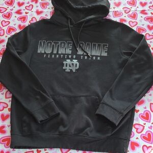 Colosseum Black Fighting Irish Hoodie
